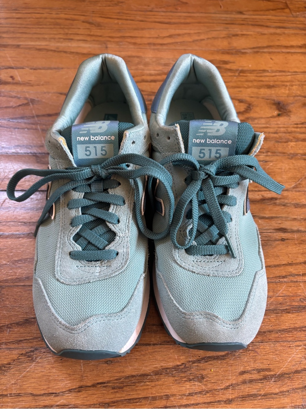New Balance 515 turquoise Mesh & Suede Sneakers